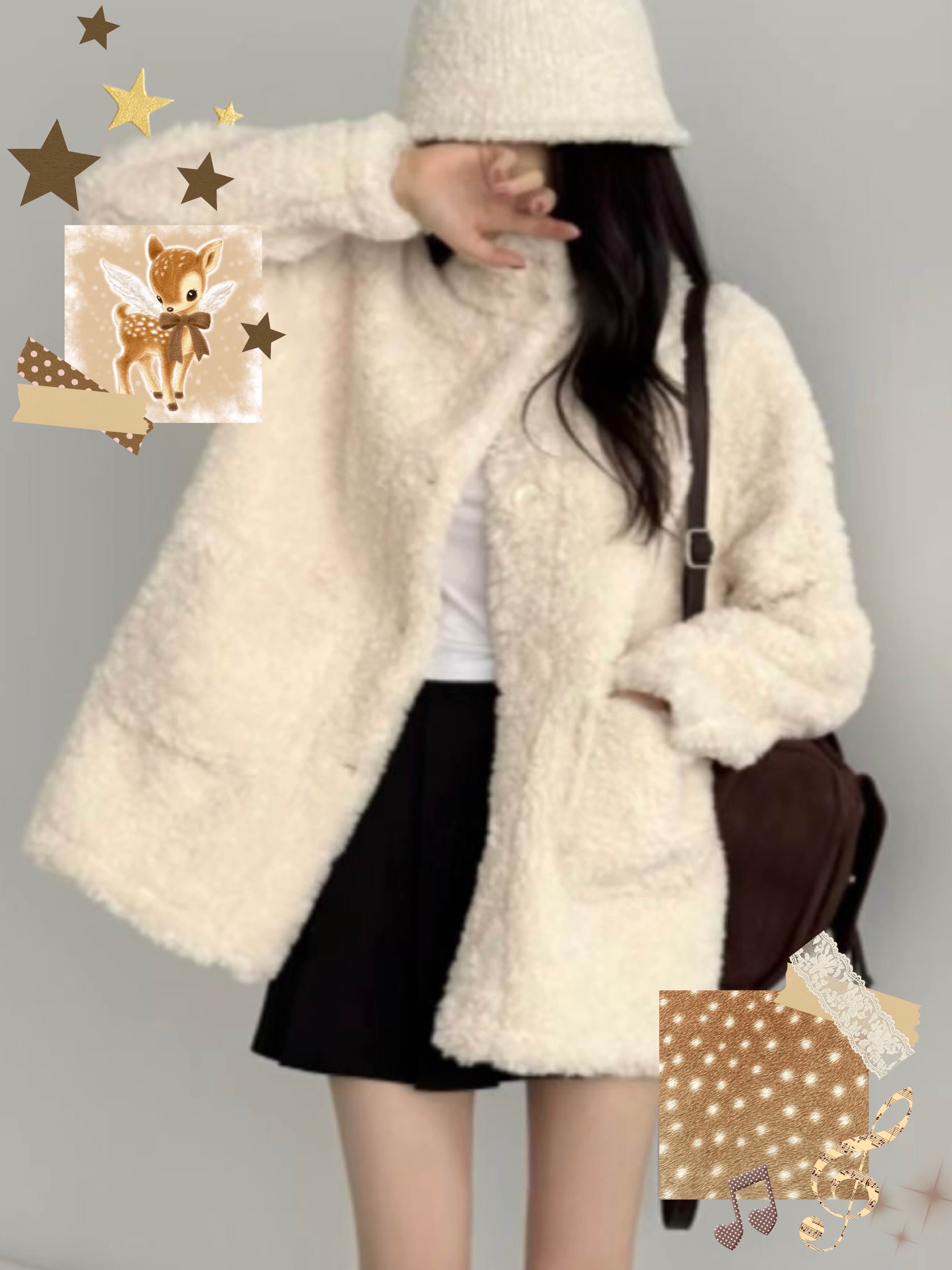 [Preorder 1st Drop Price] C3507 Soft Teddy Jacket