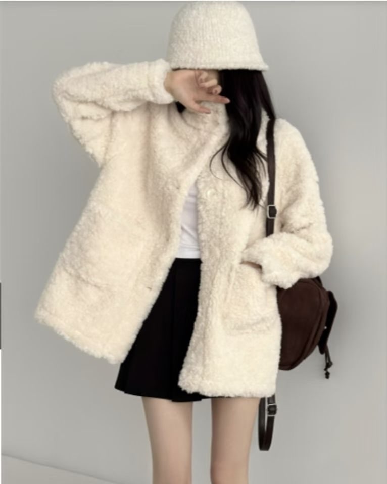 [Preorder 1st Drop Price] C3507 Soft Teddy Jacket