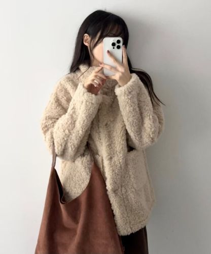 [Preorder 1st Drop Price] C3507 Soft Teddy Jacket