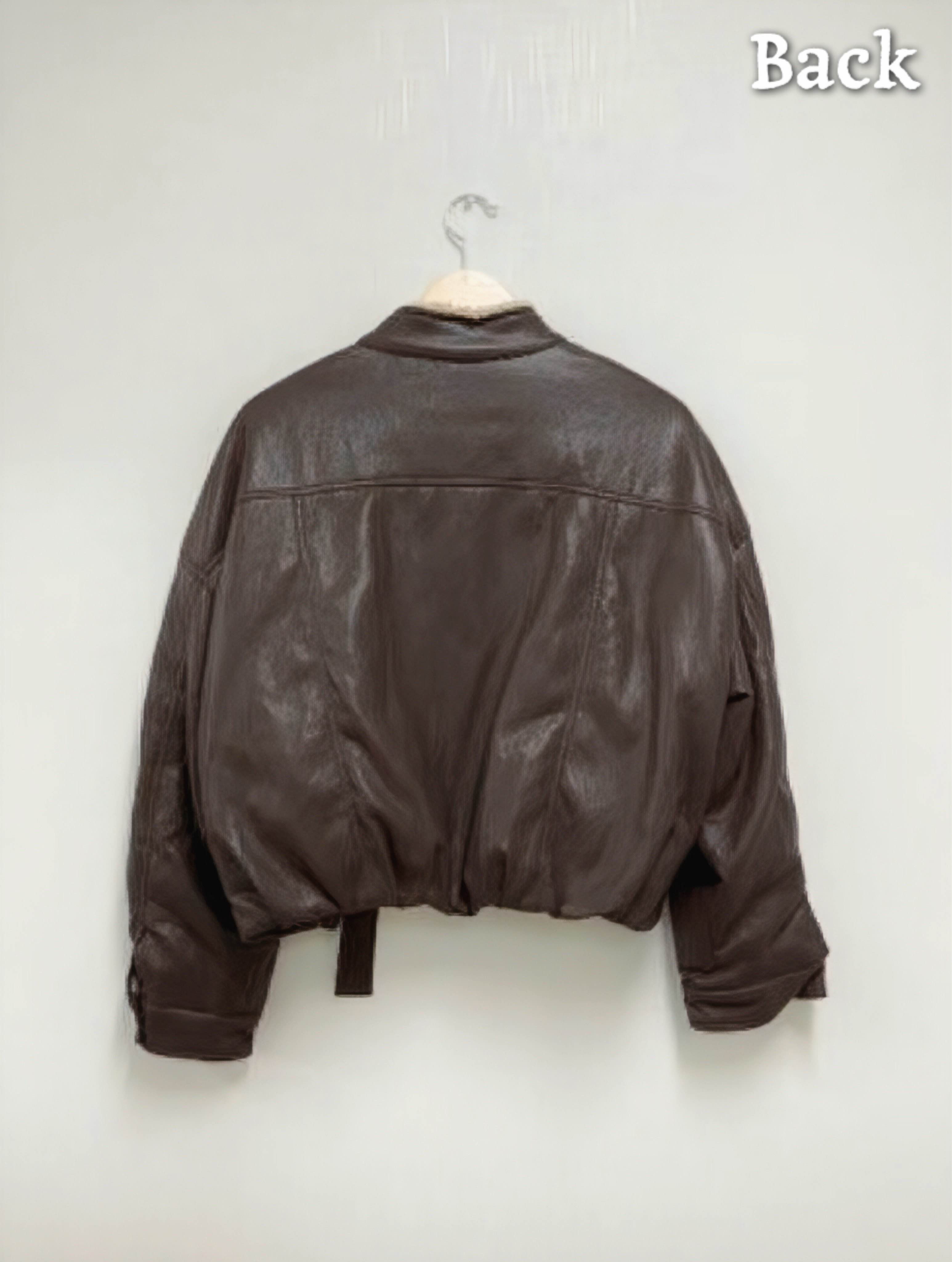[Preorder 1st Drop Price] C3508 Rebel Leather Bomber Jacket
