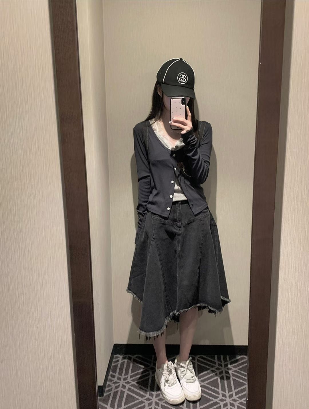 [Preorder 1st Drop Price] C3509 Denim Midi Skirt
