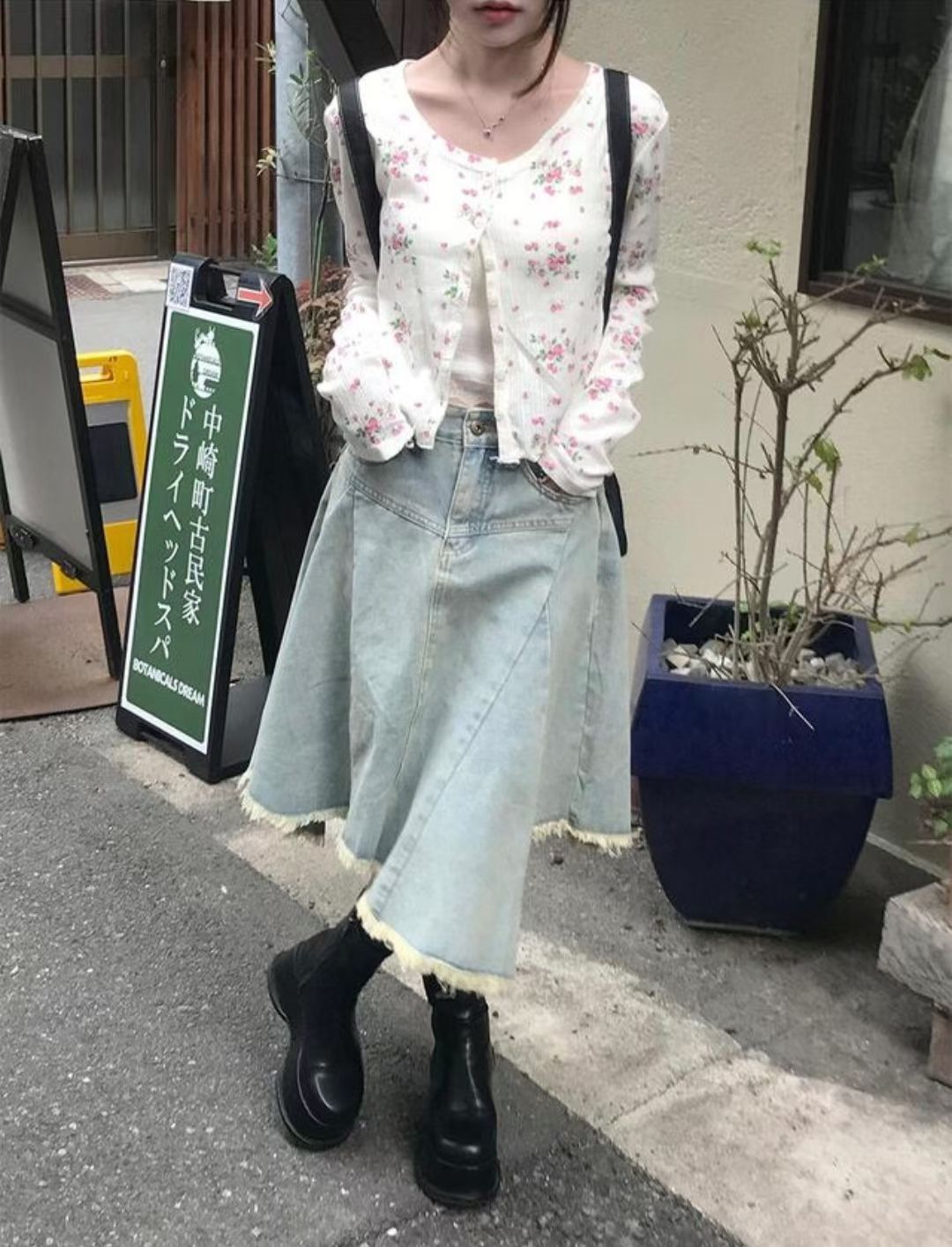 [Preorder 1st Drop Price] C3509 Denim Midi Skirt