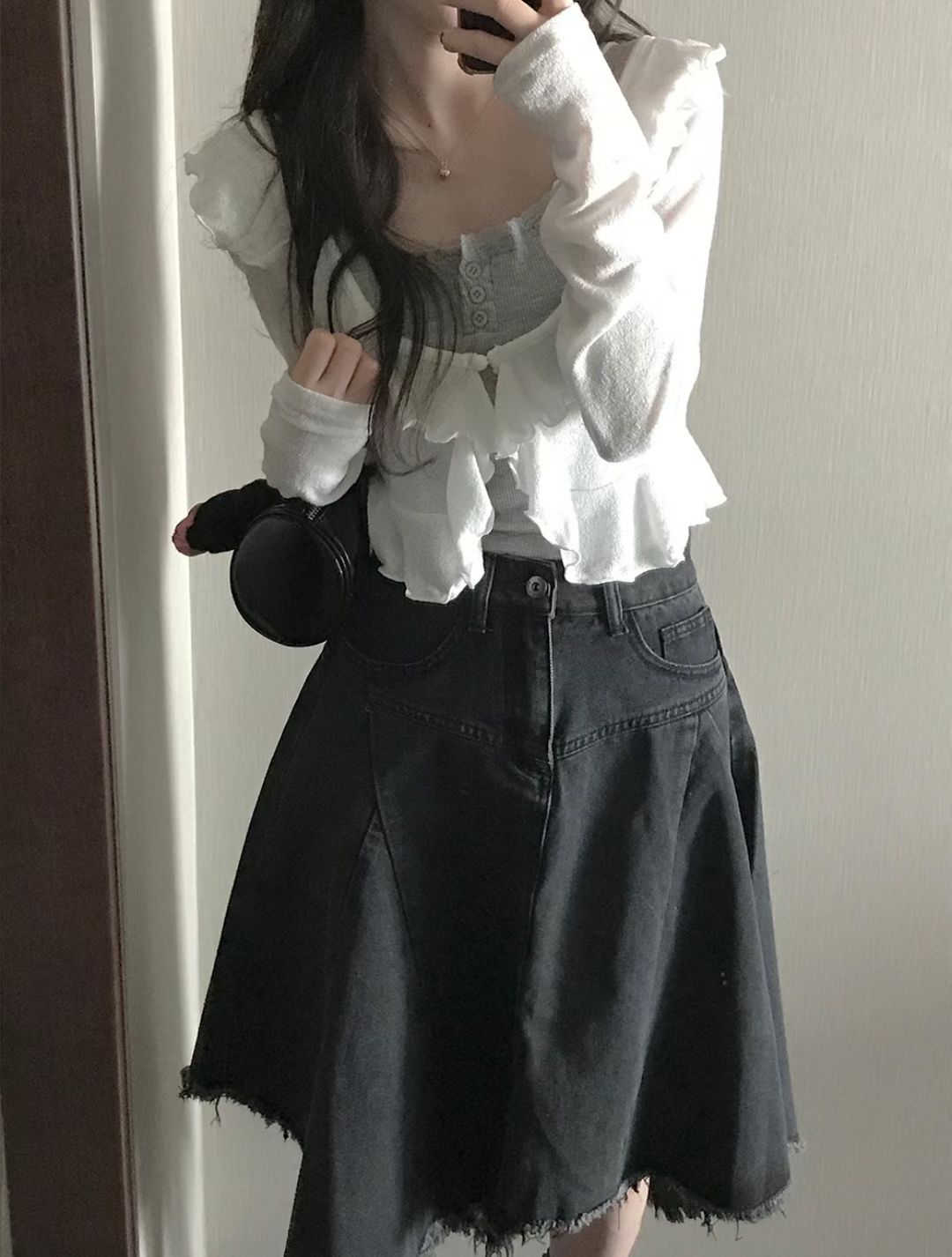 [Preorder 1st Drop Price] C3509 Denim Midi Skirt