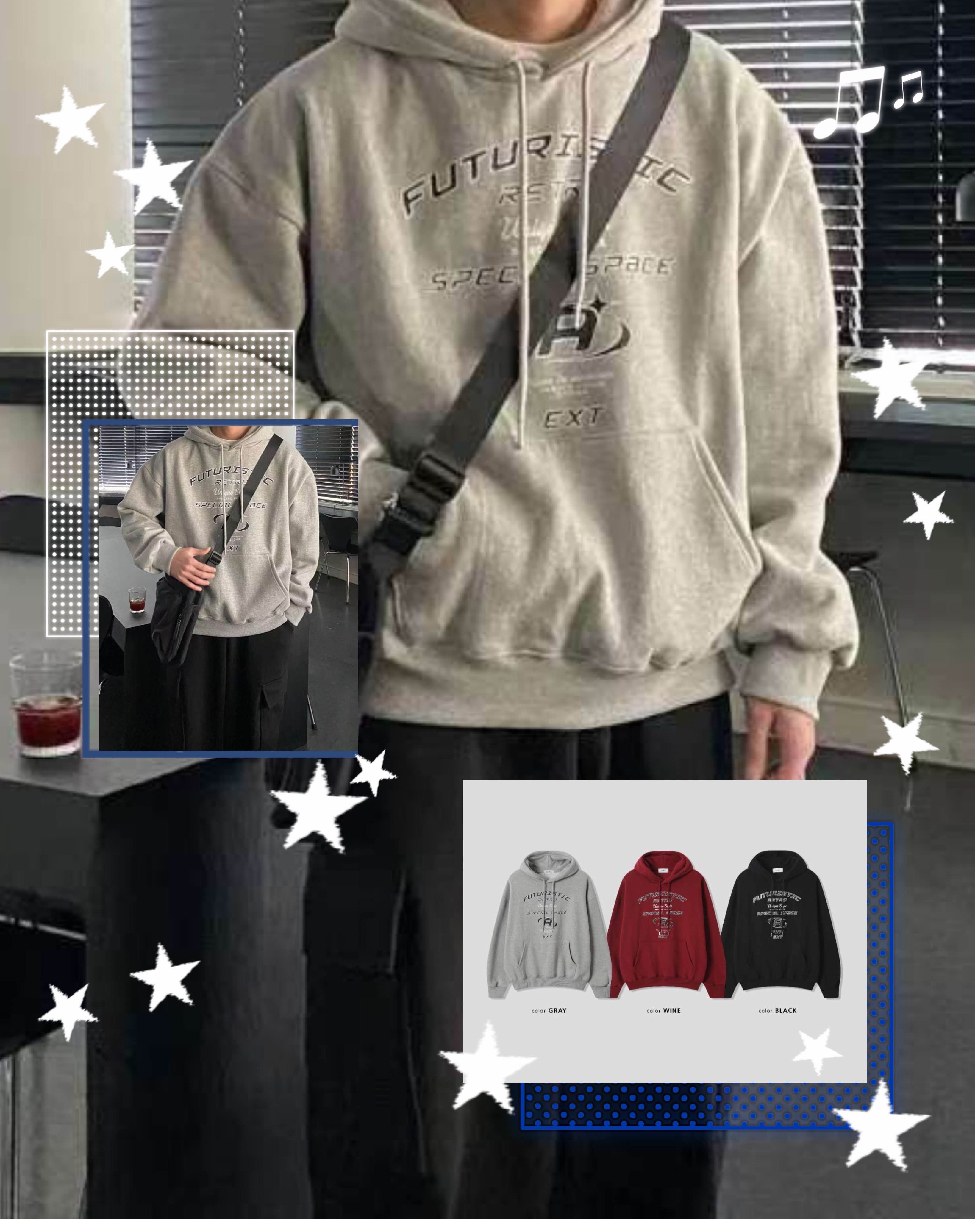 [Preorder 1st Drop Price] C3602 Futuristic Hoodie