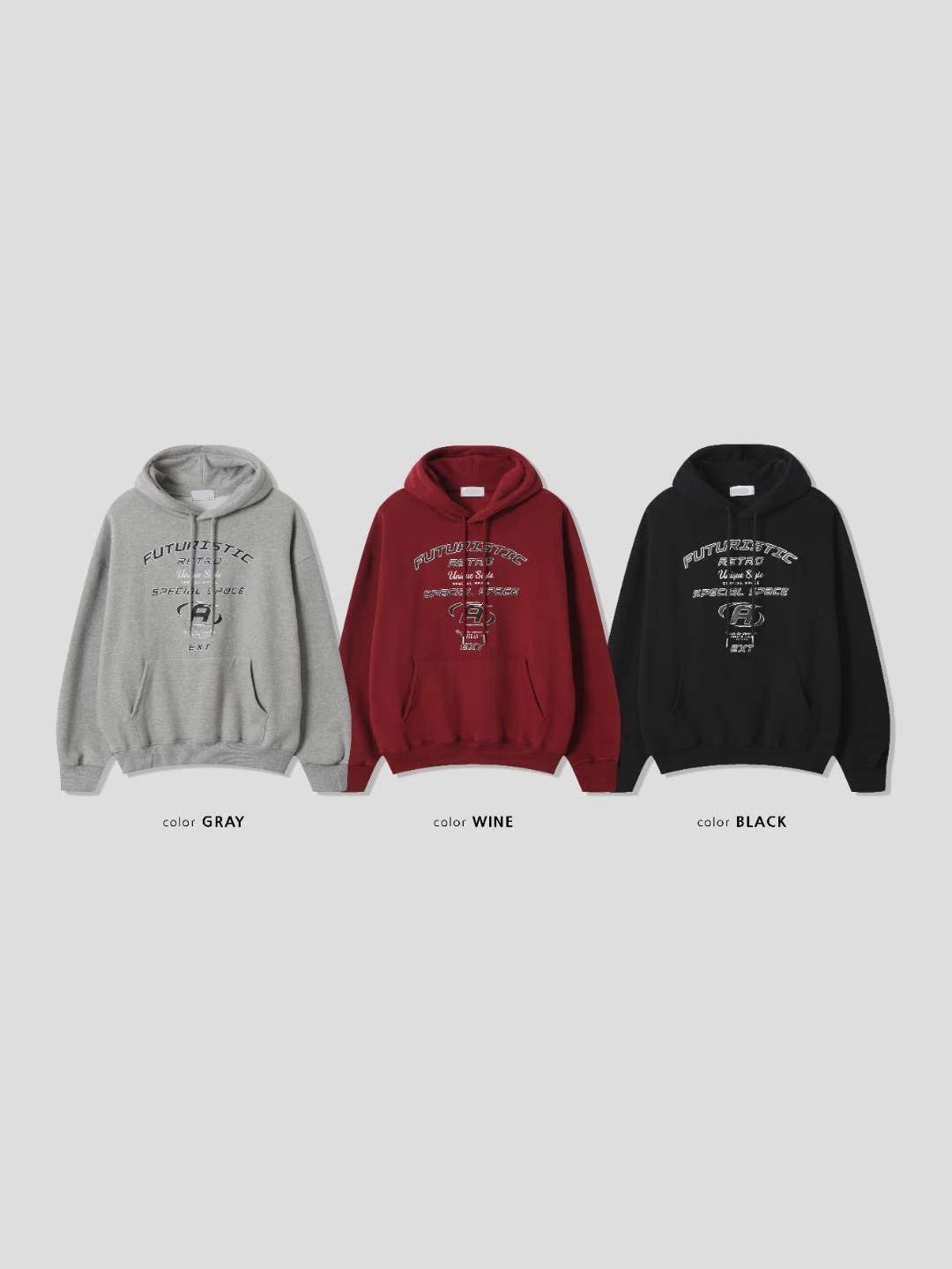 [Preorder 1st Drop Price] C3602 Futuristic Hoodie