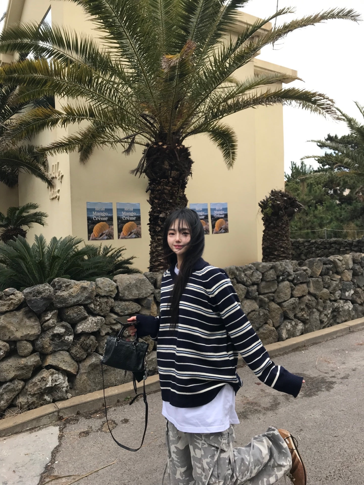 C3701 Cozy Stripe V-Neck Knit