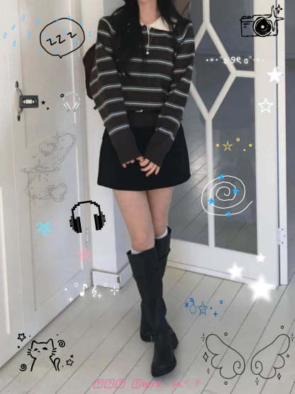 [WEBSITE EXCLUSIVE] C3703 Preppy Academy Sweater