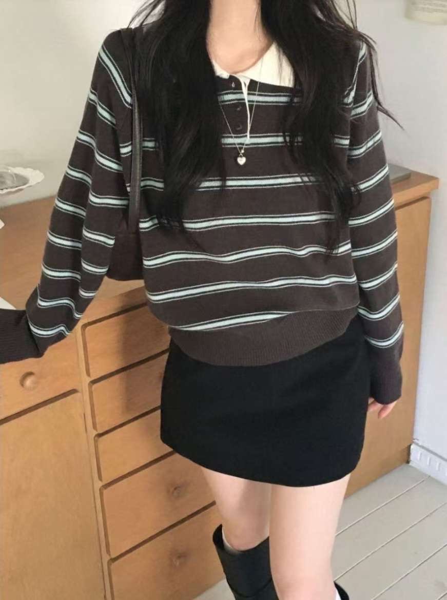 [WEBSITE EXCLUSIVE] C3703 Preppy Academy Sweater