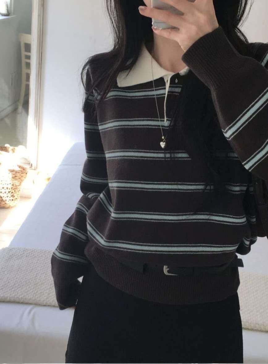 [WEBSITE EXCLUSIVE] C3703 Preppy Academy Sweater