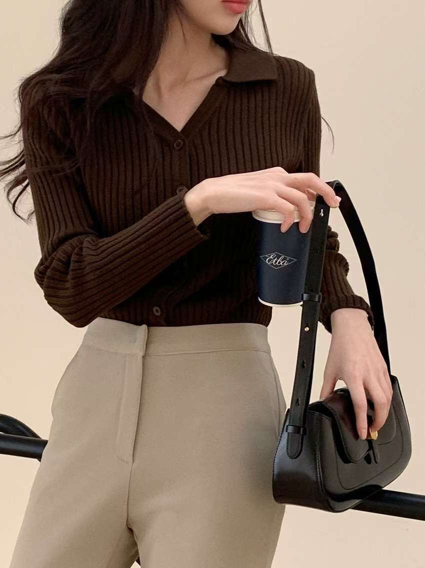 [WEBSITE EXCLUSIVE] C3704 Elegant Knit Top