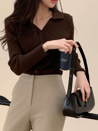 [WEBSITE EXCLUSIVE] C3704 Elegant Knit Top