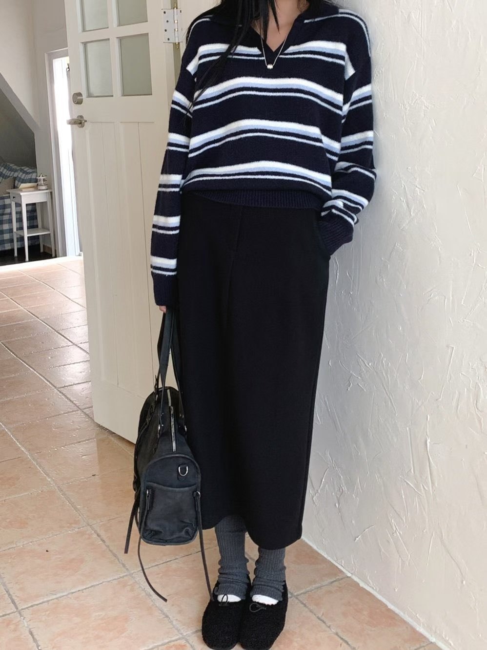 [Preorder 1st Drop Price] C3706 Soft Polo Sweater