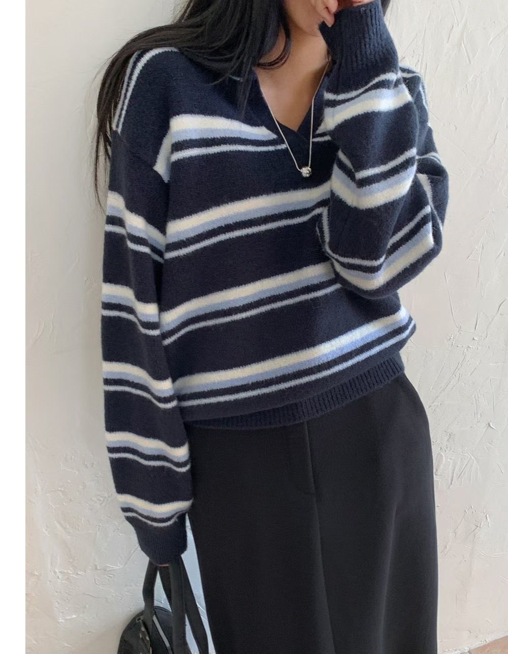 [Preorder 1st Drop Price] C3706 Soft Polo Sweater