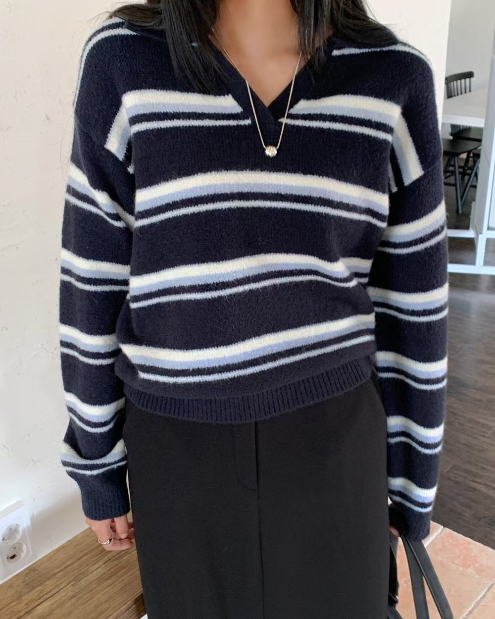 [Preorder 1st Drop Price] C3706 Soft Polo Sweater