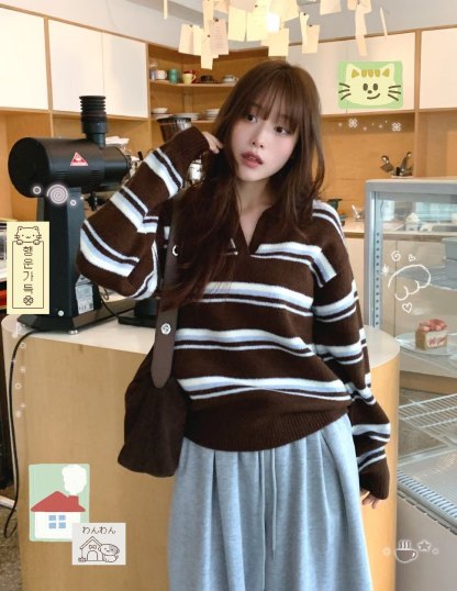 [Preorder 1st Drop Price] C3706 Soft Polo Sweater