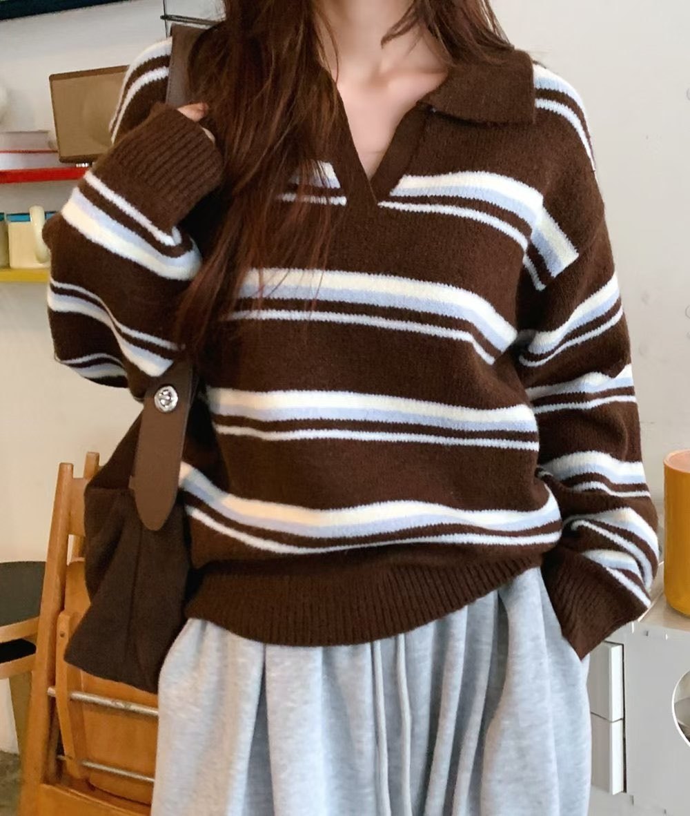 [Preorder 1st Drop Price] C3706 Soft Polo Sweater