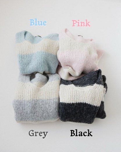 [Preorder 1st Drop Price] C3707 Pastel Knit Sweater
