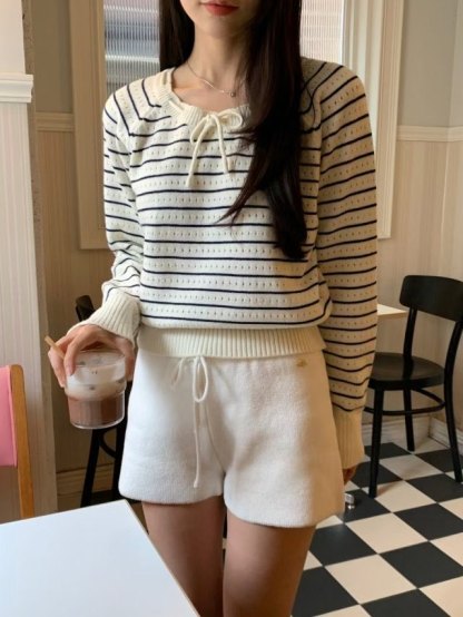 [Preorder 1st Drop Price] C3708 Quiet Stripe Sweater