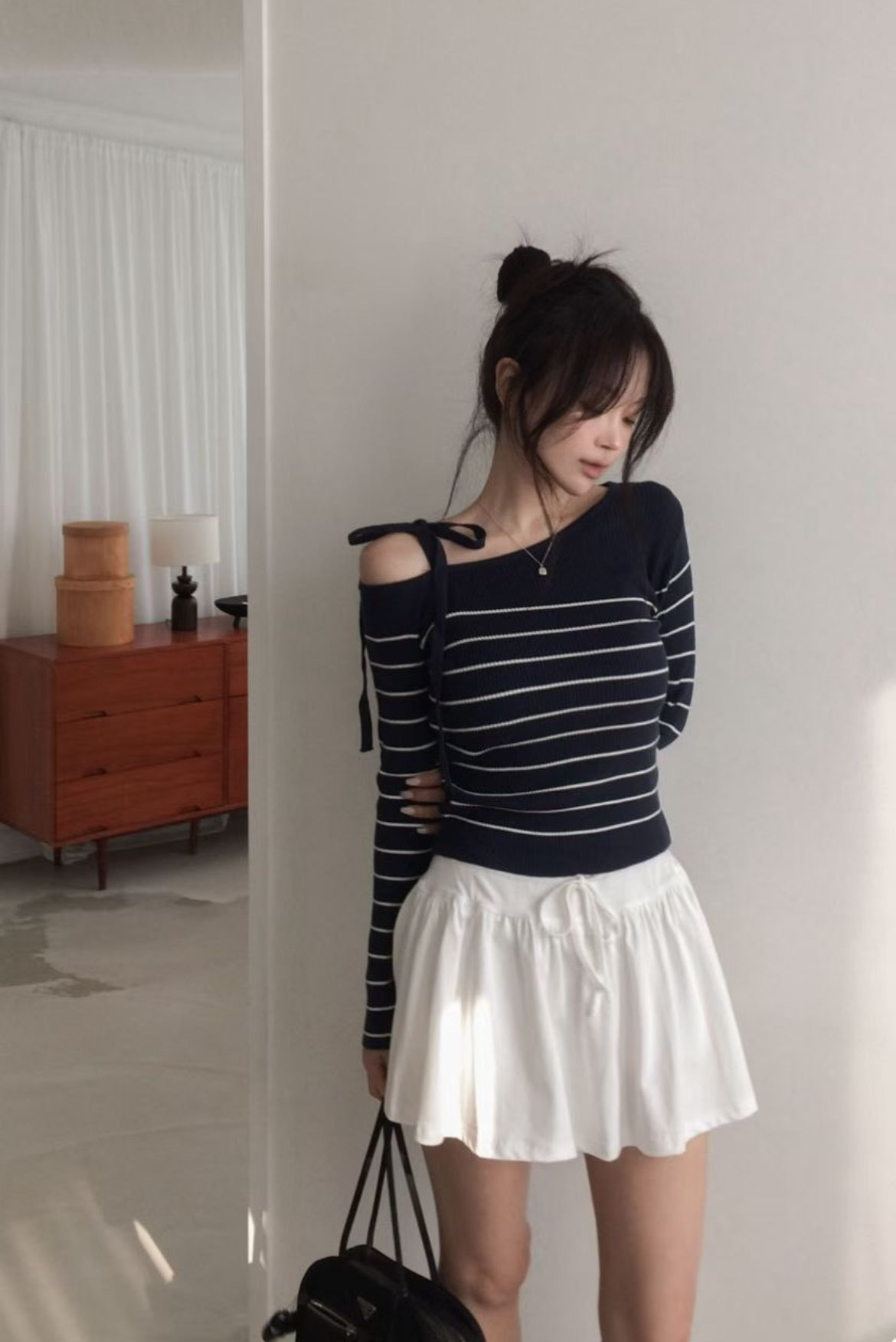 [Preorder 1st Drop Price] C3711 Sailor Ribbon Top