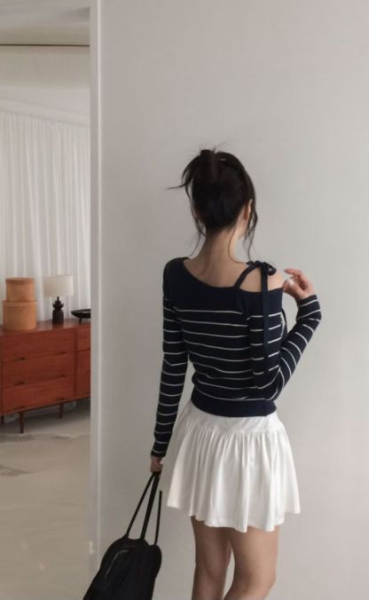 [Preorder 1st Drop Price] C3711 Sailor Ribbon Top