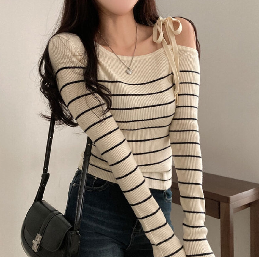 [Preorder 1st Drop Price] C3711 Sailor Ribbon Top