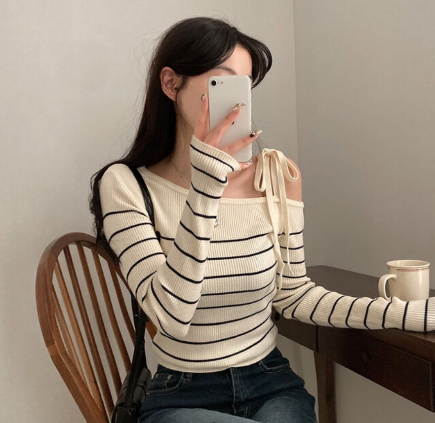 [Preorder 1st Drop Price] C3711 Sailor Ribbon Top