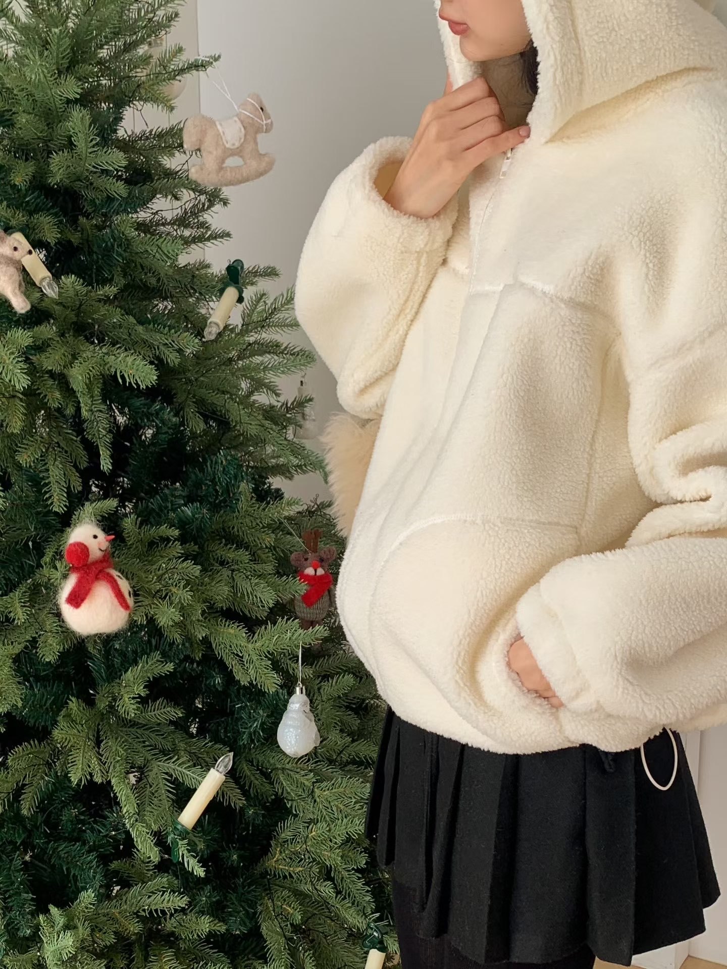 [Preorder 1st Drop Price] C3803 Bunny Hoodie Jacket