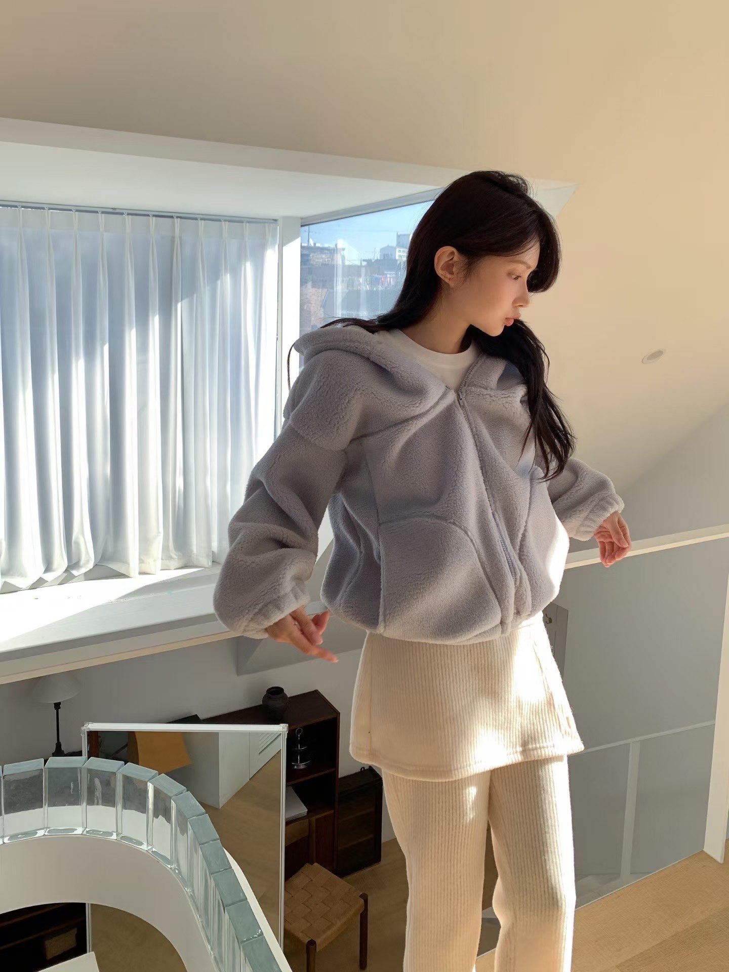 [Preorder 1st Drop Price] C3803 Bunny Hoodie Jacket