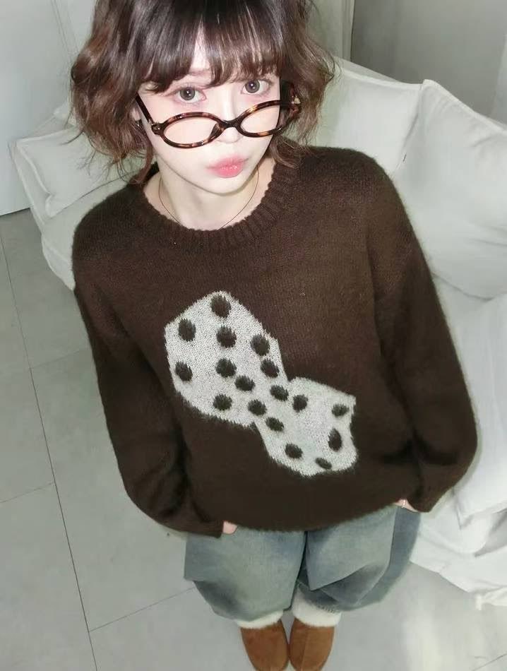 [WEBSITE EXCLUSIVE] C3904 Double Dice Knit Sweater