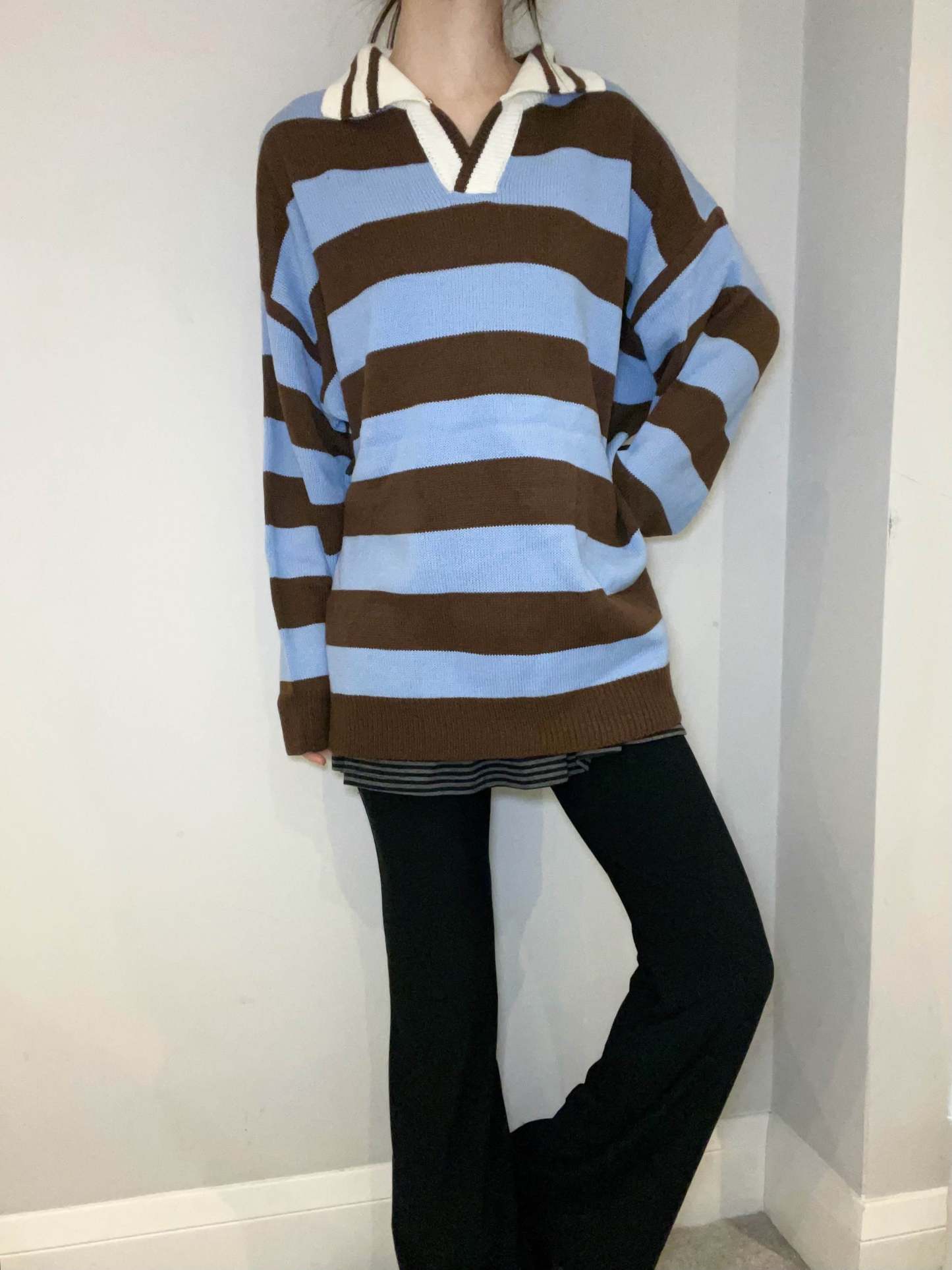 C3905 Duo Tone Sweater