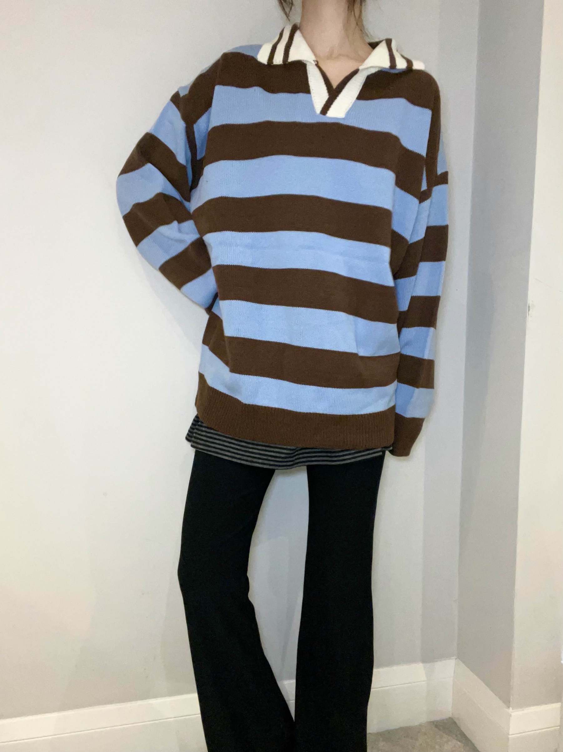 C3905 Duo Tone Sweater