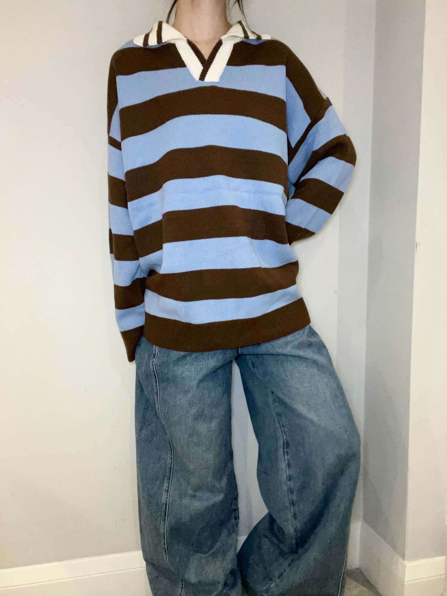 C3905 Duo Tone Sweater