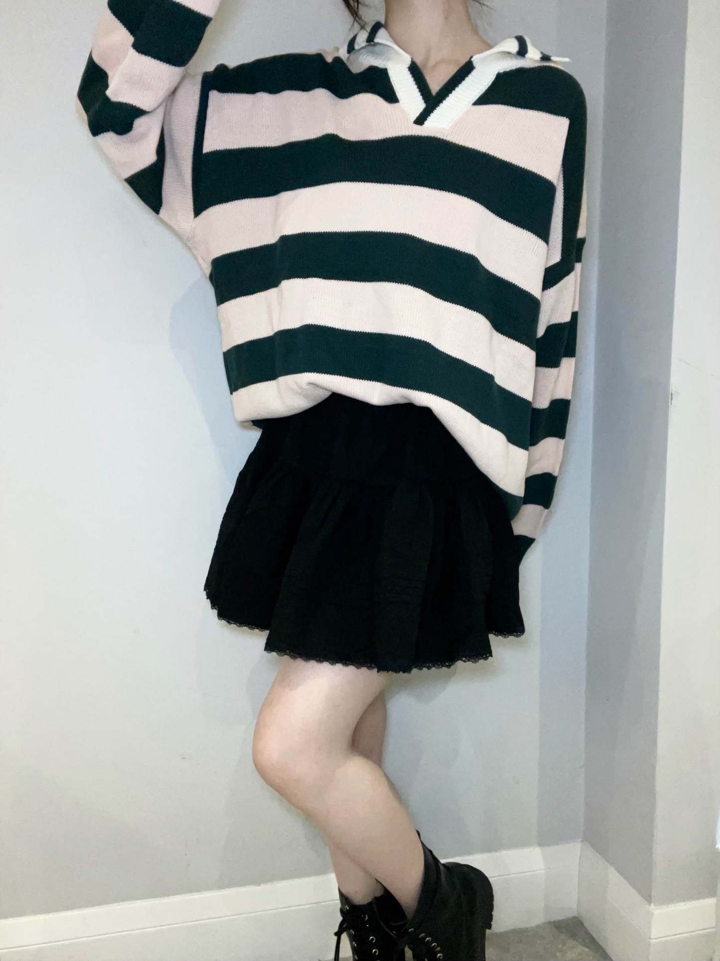 C3905 Duo Tone Sweater