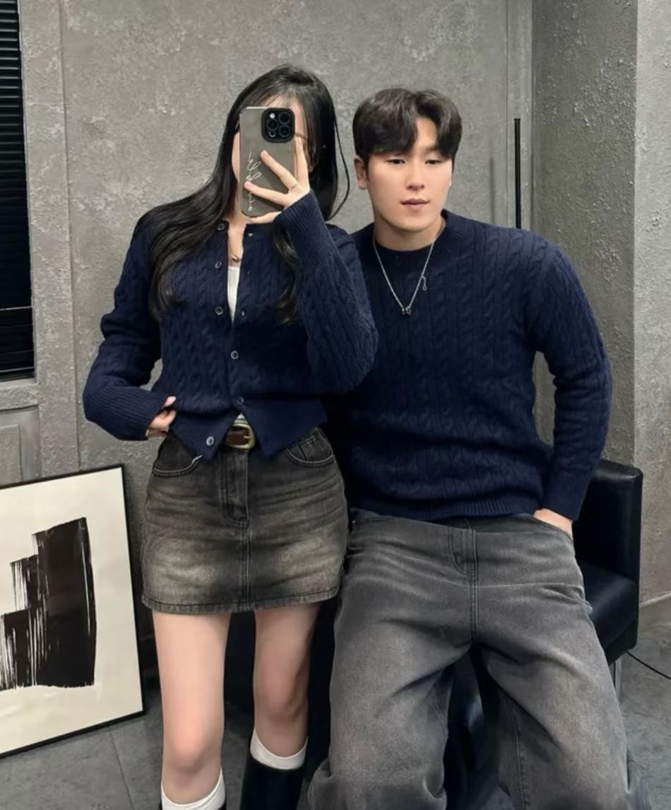 [Preorder 1st Drop Price] C3910 Couple Knit Cardigan