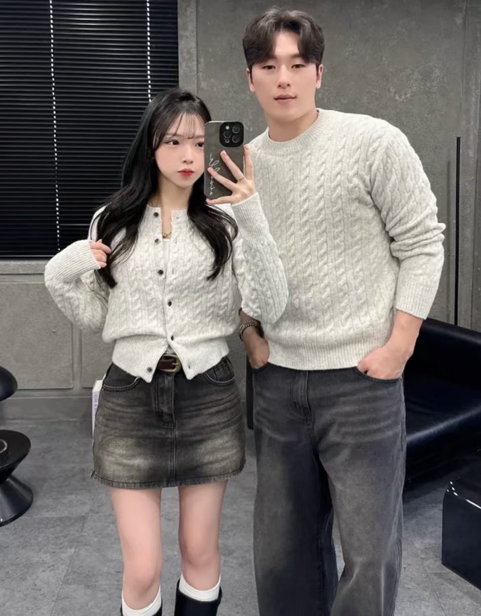 [Preorder 1st Drop Price] C3910 Couple Knit Cardigan