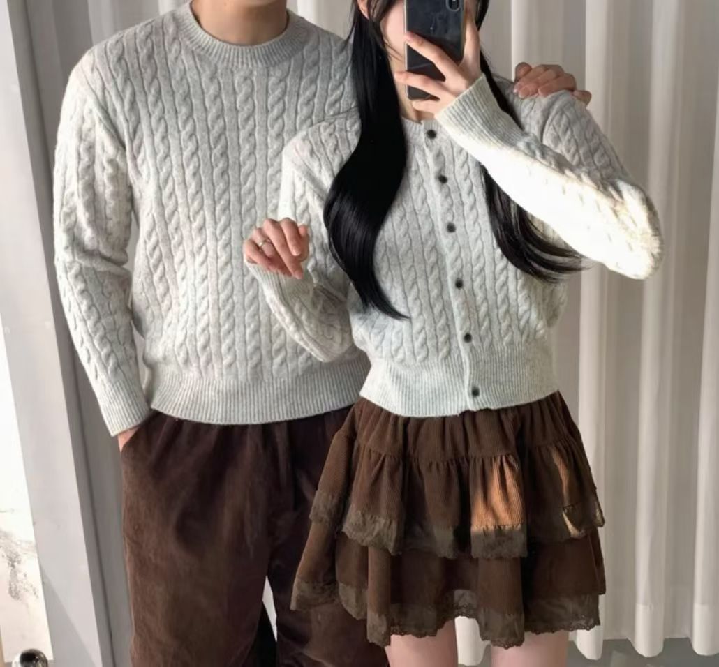 [Preorder 1st Drop Price] C3910 Couple Knit Cardigan