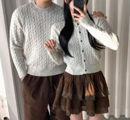 [Preorder 1st Drop Price] C3910 Couple Knit Cardigan