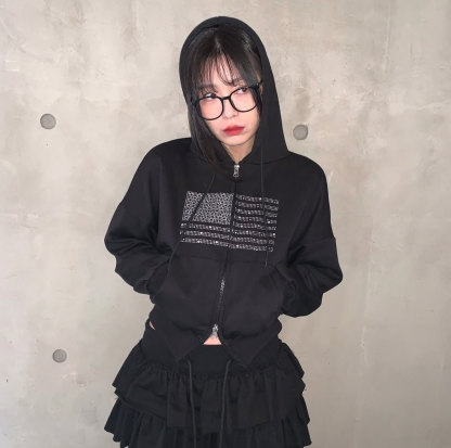 [Preorder 1st Drop Price] C4001 Glitter Drift Hoodie