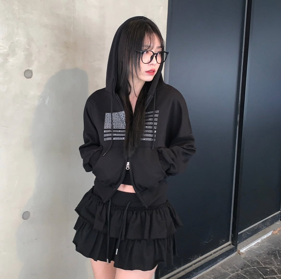 [Preorder 1st Drop Price] C4001 Glitter Drift Hoodie