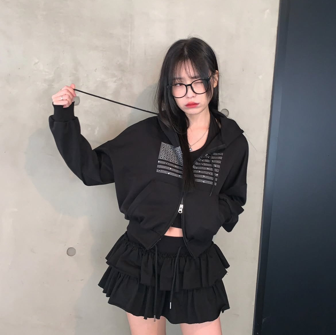 [Preorder 1st Drop Price] C4001 Glitter Drift Hoodie