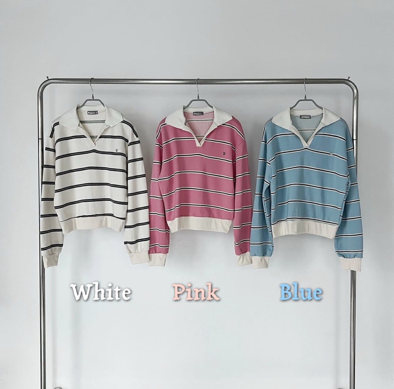 [Preorder 1st Drop Price] C4002 Heartbeat Collared Sweater