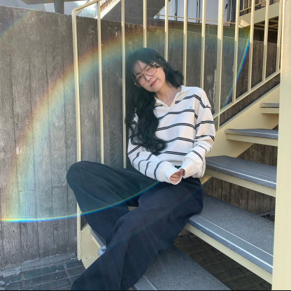 [Preorder 1st Drop Price] C4002 Heartbeat Collared Sweater