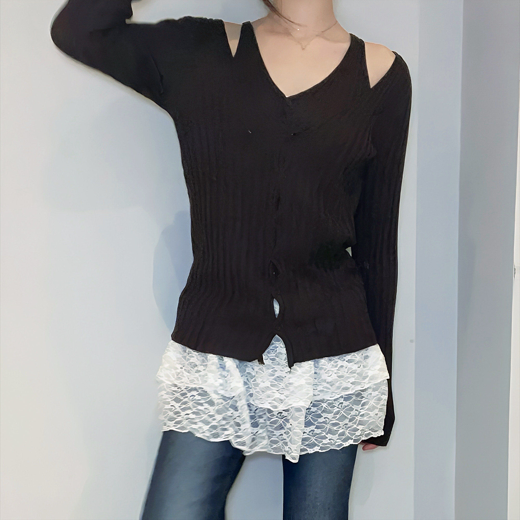 Effortlessly Flirty Layering Top