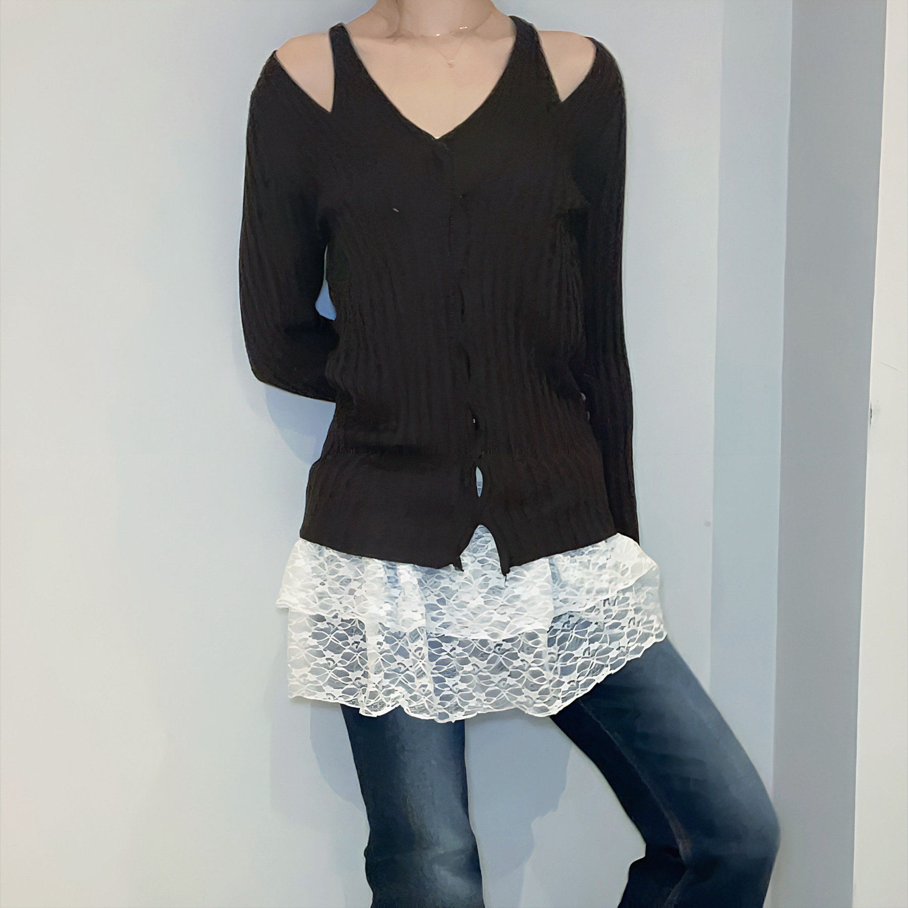 Effortlessly Flirty Layering Top