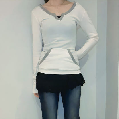 Effortlessly Flirty Layering Top