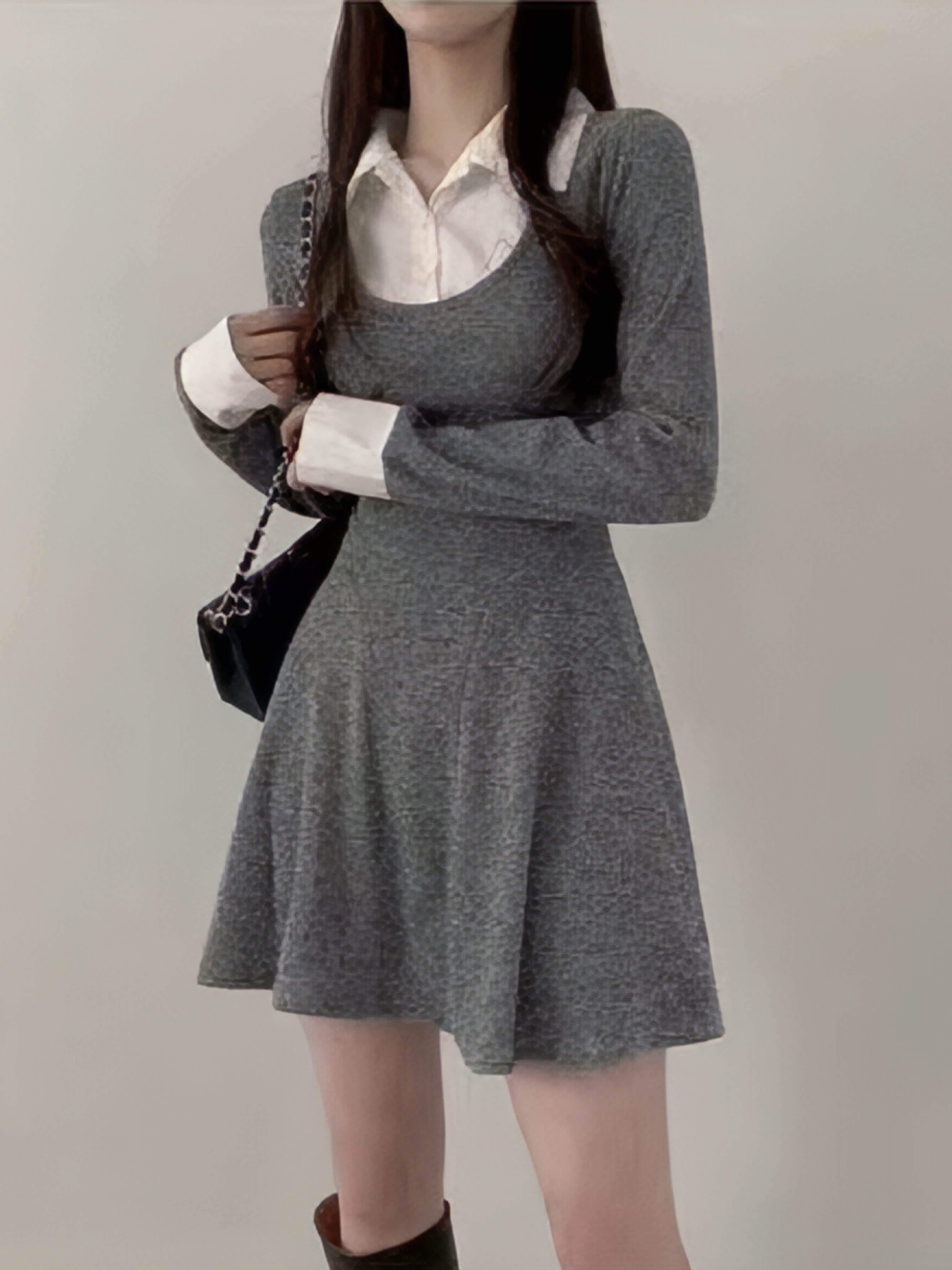 [Preorder 1st Drop Price] C404 Layered Mini Dress