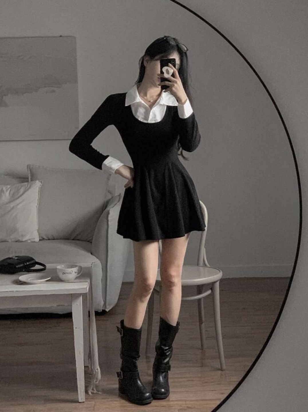 [Preorder 1st Drop Price] C404 Layered Mini Dress