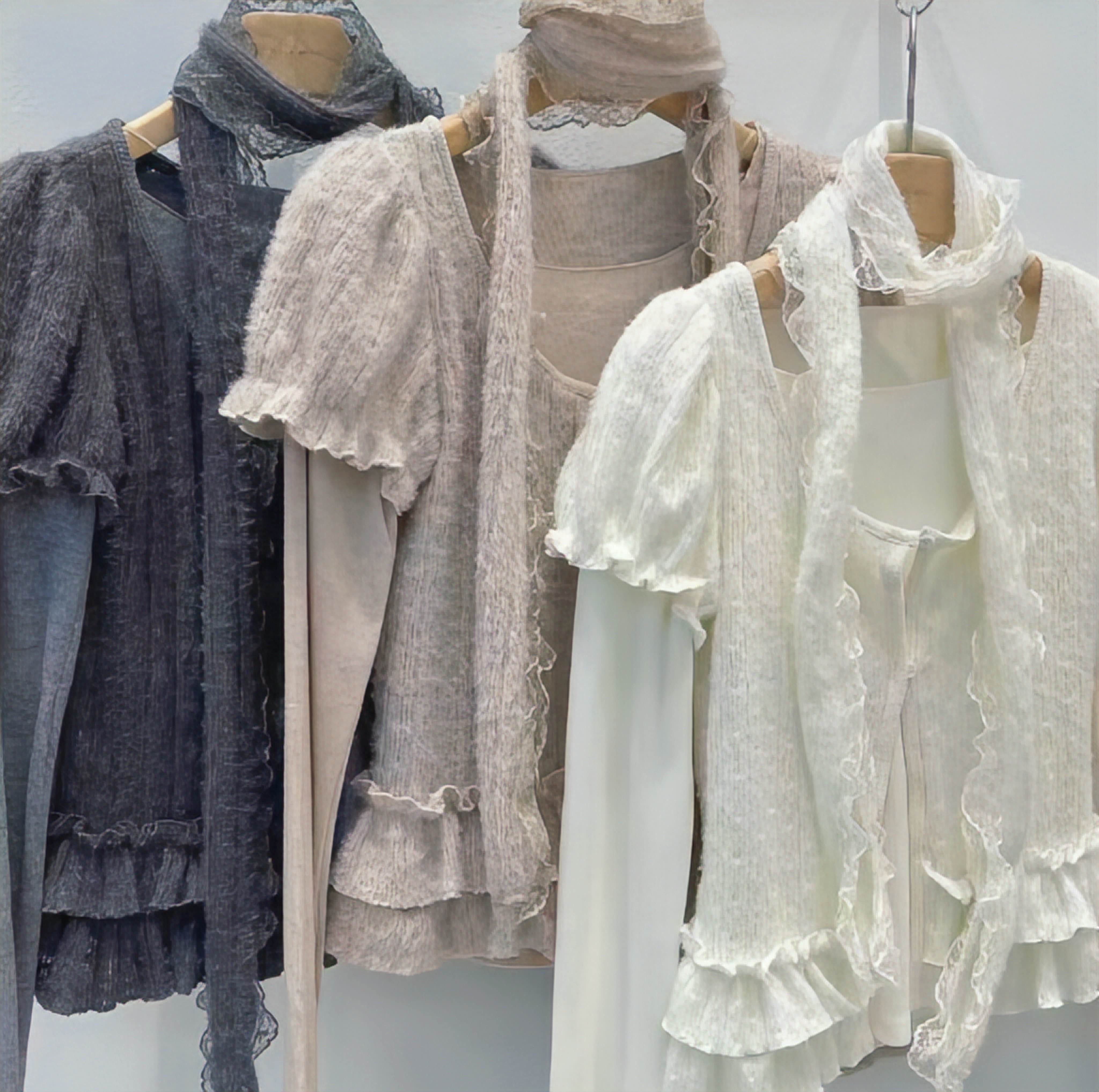 [Preorder 1st Drop Price] C405 Moonlace Boheme Ruffle Set