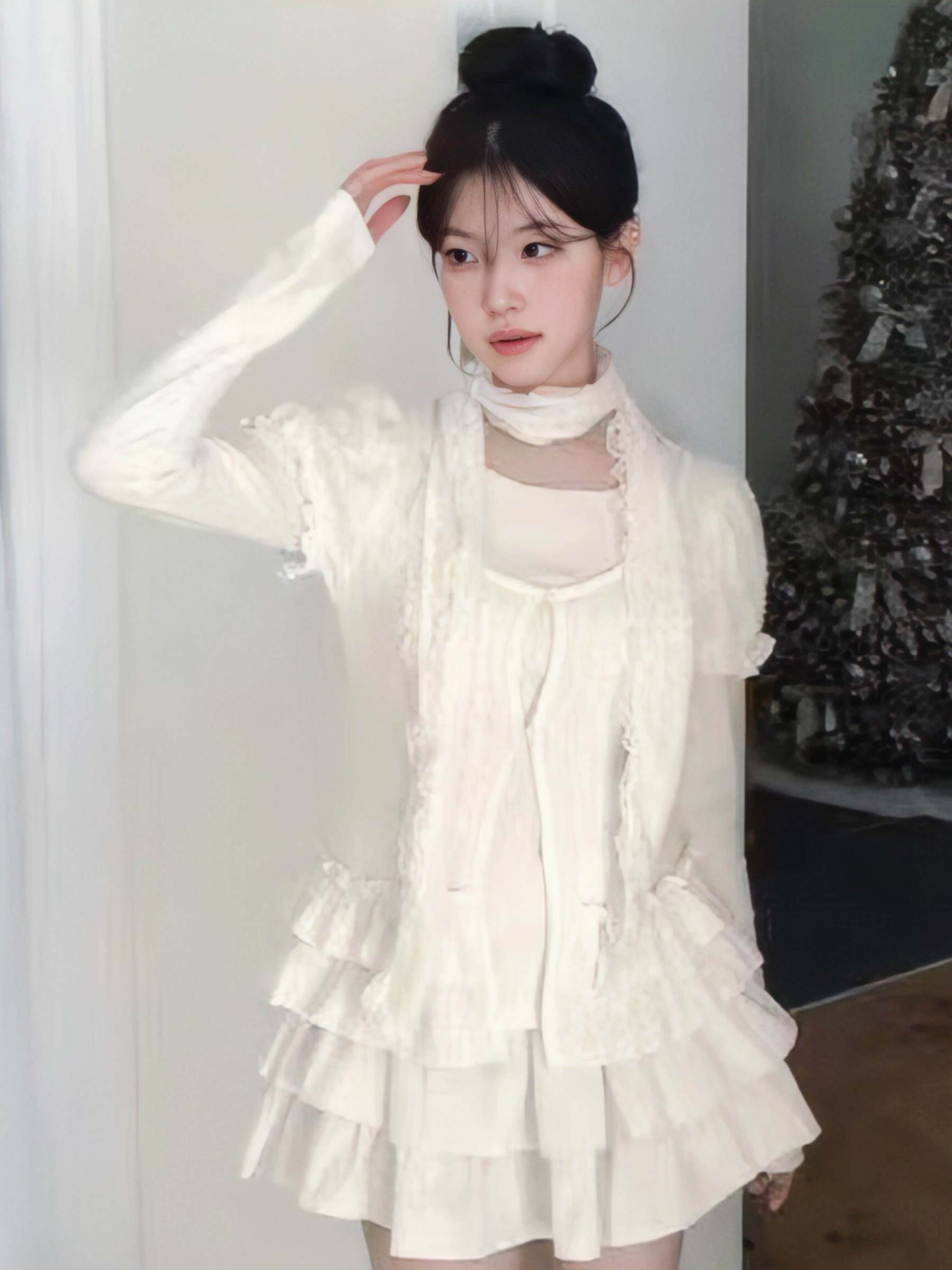[Preorder 1st Drop Price] C405 Moonlace Boheme Ruffle Set