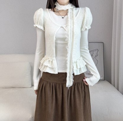 [Preorder 1st Drop Price] C405 Moonlace Boheme Ruffle Set